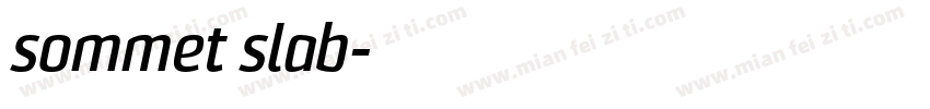 sommet slab字体转换